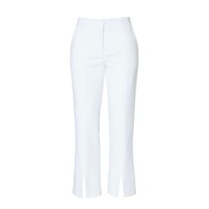 Trina Turk White North Beach Flared Slit Crop Pants Women's 12